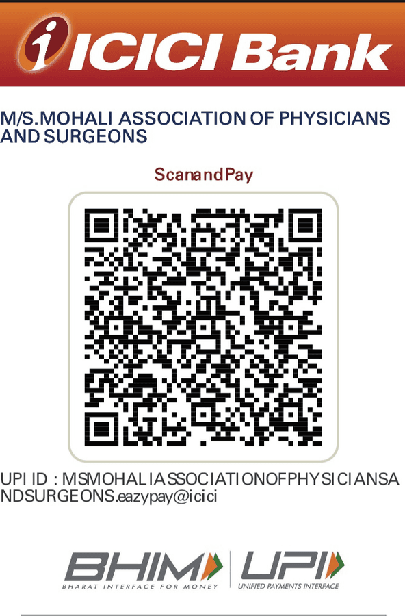 ICICI Bank UPI payment QR for MAPS
